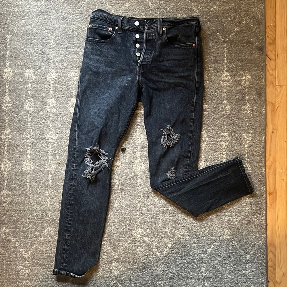 Levi’s Premium - Black 501’s - W27 L28